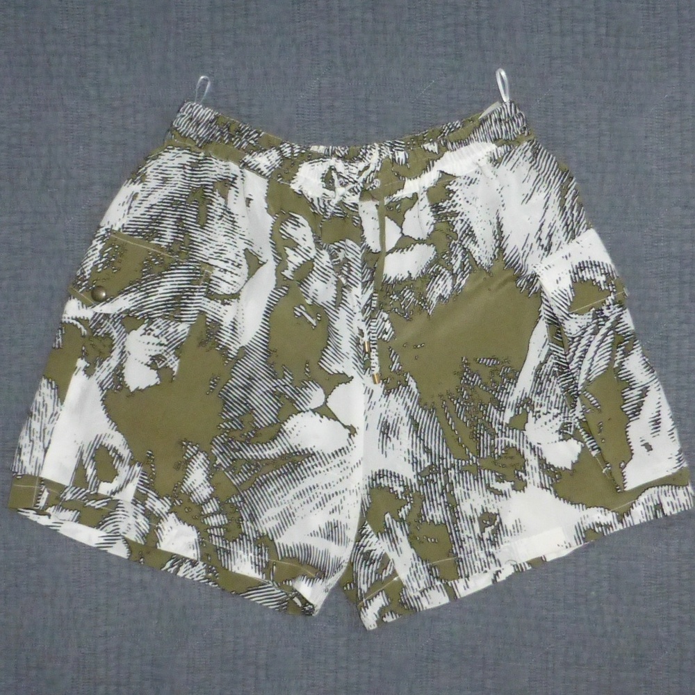 Roberto Cavalli Silk Safari Print Shorts – Made in Italy – Size 38